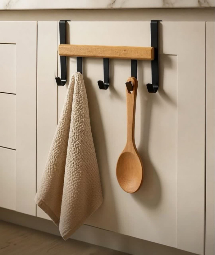 آویز درب کابینت چوبی ـ فلز ضخیم ـ ضد زنگ