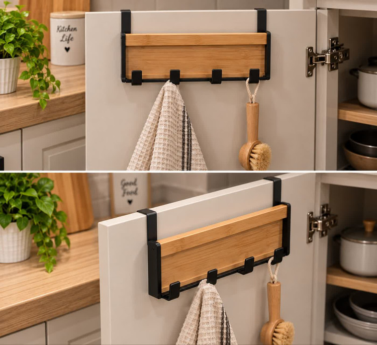 آویز درب کابینت چوبی ـ فلز ضخیم ـ ضد زنگ
